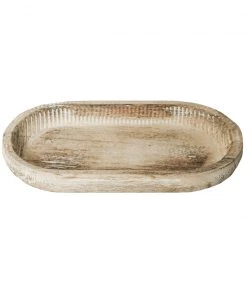 She She Boutique Rustic Wood Tray