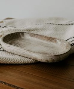 She She Boutique Rustic Wood Tray