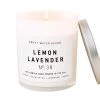 She She Boutique White Jar Candle - Lemon Lavender GIFTS 1 She She Boutique White Jar Candle - Lemon Lavender GIFTS