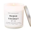 She She Boutique GIFTS White Jar Candle - Mango + Coconut