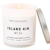 She She Boutique White Jar Candle - Island Air GIFTS 1 She She Boutique White Jar Candle - Island Air GIFTS