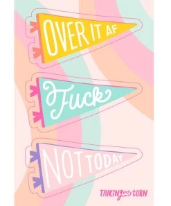 She She Boutique Sticker Set- Over It AF