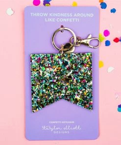 She She Boutique Confetti Banner Keychain - Multi GIFTS