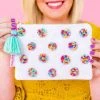 She She Boutique GIFTS Multi Color Pom Pom Pouch - Multi