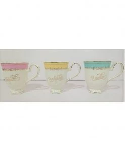 She She Boutique GIFTS Mini Tea Cup Shot Glasses - Set Of 3