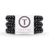 Teleties ACCESSORIES Small Coil Hair Tie Set - Jet Black
