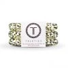 Teleties ACCESSORIES Small Coil Hair Tie Set- Snow Leopard