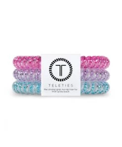 She She Boutique Small Coil Hair Tie Set - Bling It On