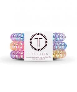 She She Boutique Small Coil Hair Tie Set - Glitter For Breakfast ACCESSORIES