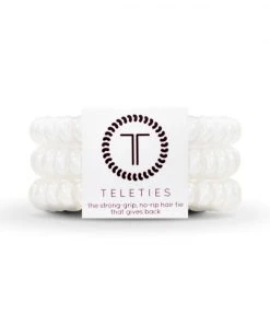 Teleties Small Coil Hair Tie Set - Coconut