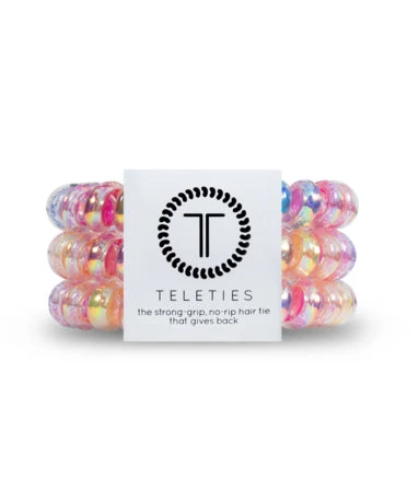 She She Boutique Large Coil Hair Tie - Eat Glitter For Breakfast ACCESSORIES 3 She She Boutique Large Coil Hair Tie - Eat Glitter For Breakfast ACCESSORIES