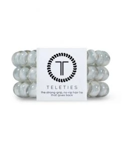 She She Boutique Large Coil Hair Tie - Grey Hound ACCESSORIES