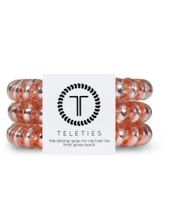 She She Boutique ACCESSORIES Large Coil Hair Tie - Millennial Pink