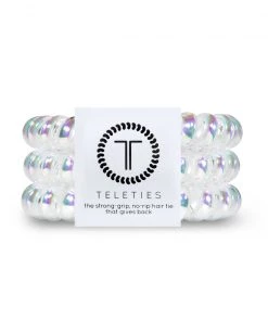 She She Boutique ACCESSORIES Large Coil Hair Tie - Peppermint