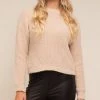 She She Boutique Belle Sweater - Oat CLOTHING
