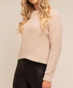 She She Boutique Belle Sweater - Oat CLOTHING