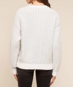 She She Boutique CLOTHING Eminence Sweater - Grey/Ivory