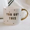 She She Boutique Tile Coffee Mug - You Got This 2 She She Boutique Tile Coffee Mug - You Got This