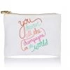 She She Boutique ACCESSORIES Zipper Pouch Bag - You Deserve All The Champagne