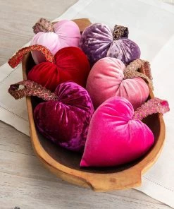 She She Boutique GIFTS Velvet Decor Heart - Ivory, Red, Luxe Berry, Luxe Platinum OR Rose 8 She She Boutique GIFTS Velvet Decor Heart - Ivory, Red, Luxe Berry, Luxe Platinum OR Rose