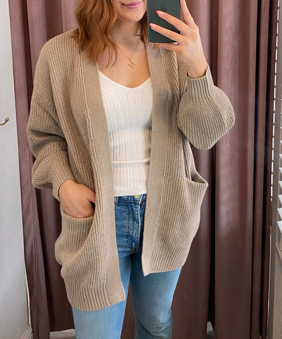 She She Boutique CLOTHING Coretta Cardigan - Camel 4 She She Boutique CLOTHING Coretta Cardigan - Camel