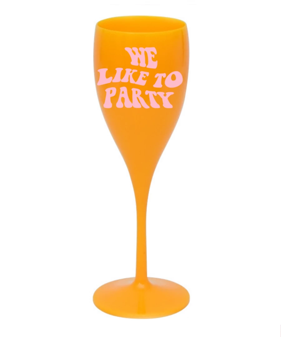 She She Boutique NEW ARRIVALS Plastic Champagne Flute - We Like To Party 3 She She Boutique NEW ARRIVALS Plastic Champagne Flute - We Like To Party