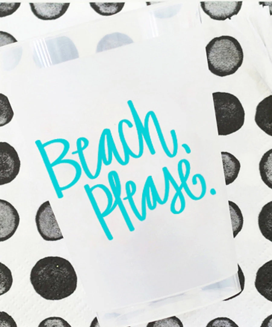 She She Boutique Frosted Cups, Set Of 10 - Beach, Please. GIFTS 3 She She Boutique Frosted Cups, Set Of 10 - Beach, Please. GIFTS