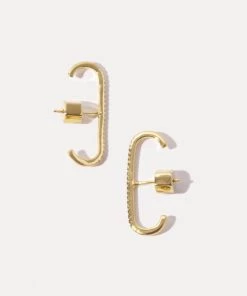 She She Boutique Miranda Frye Willow Ear Suspenders - Gold