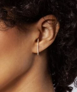 She She Boutique Miranda Frye Willow Ear Suspenders - Gold