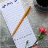 She She Boutique Notepad - Wine