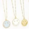 She She Boutique Happy Necklace - Gold, White OR Blue JEWELRY