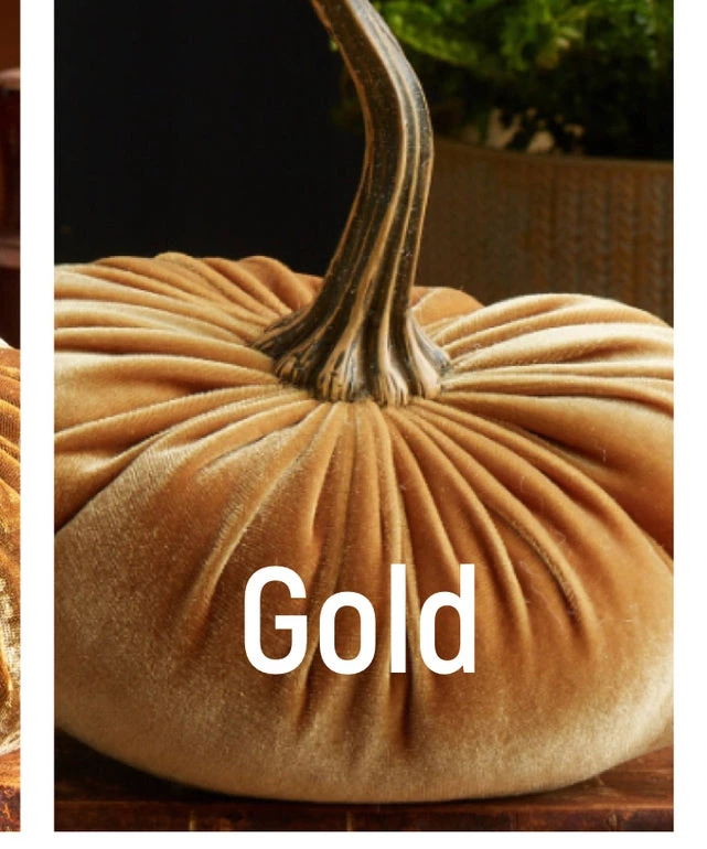 She She Boutique Large Velvet Pumpkins - Gold, Ivory, Brass, Orange, Sand, Olive OR Rust 8 She She Boutique Large Velvet Pumpkins - Gold, Ivory, Brass, Orange, Sand, Olive OR Rust