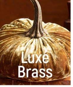 She She Boutique Large Velvet Pumpkins - Gold, Ivory, Brass, Orange, Sand, Olive OR Rust 13 She She Boutique Large Velvet Pumpkins - Gold, Ivory, Brass, Orange, Sand, Olive OR Rust