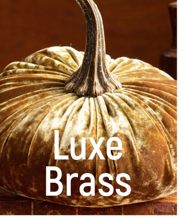 She She Boutique Large Velvet Pumpkins - Gold, Ivory, Brass, Orange, Sand, Olive OR Rust 5 She She Boutique Large Velvet Pumpkins - Gold, Ivory, Brass, Orange, Sand, Olive OR Rust