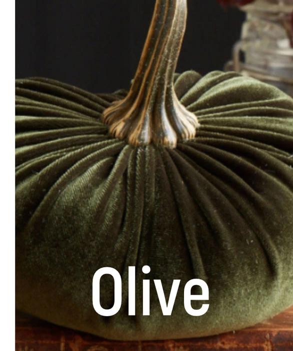 She She Boutique Large Velvet Pumpkins - Gold, Ivory, Brass, Orange, Sand, Olive OR Rust 9 She She Boutique Large Velvet Pumpkins - Gold, Ivory, Brass, Orange, Sand, Olive OR Rust