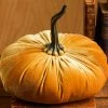 She She Boutique Extra Large Velvet Pumpkin - Gold, Harvest OR Ivory 1 She She Boutique Extra Large Velvet Pumpkin - Gold, Harvest OR Ivory